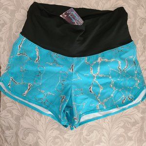 Turquoise stone shorts